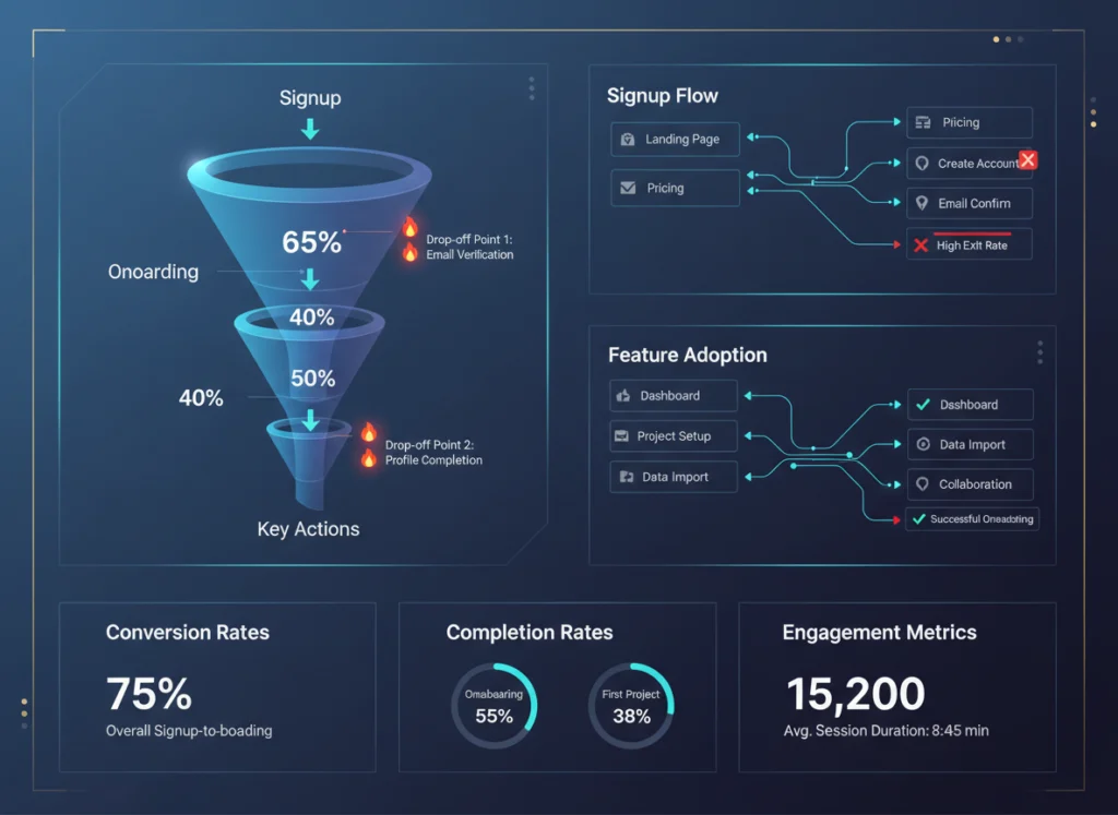 Funnels, Paths & Journeys